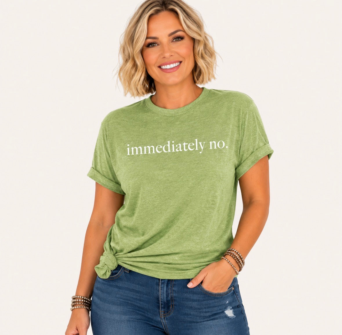 Graphic T-shirt “Immediately No”