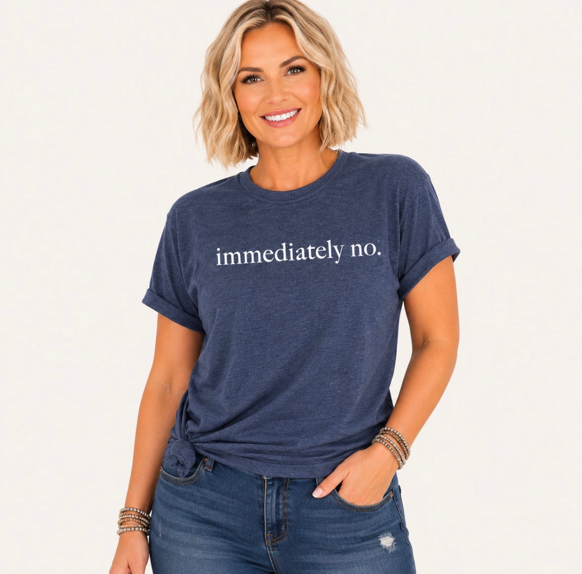 Graphic T-shirt “Immediately No”