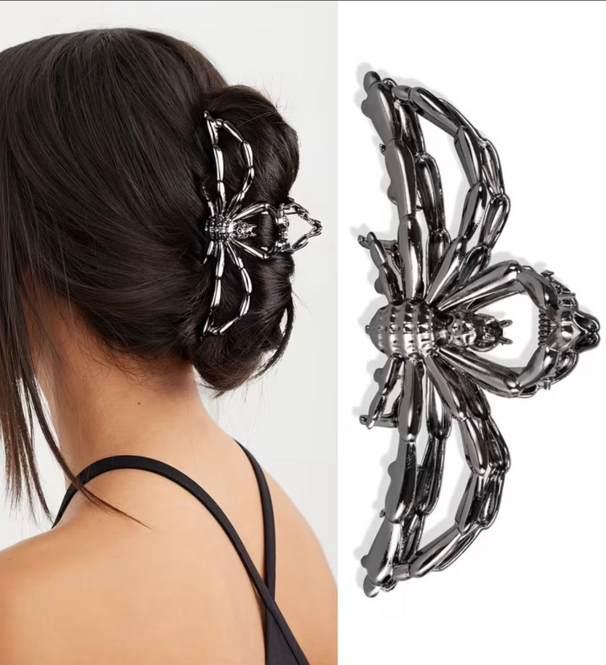 4-pack Gothic Large Hair Clips