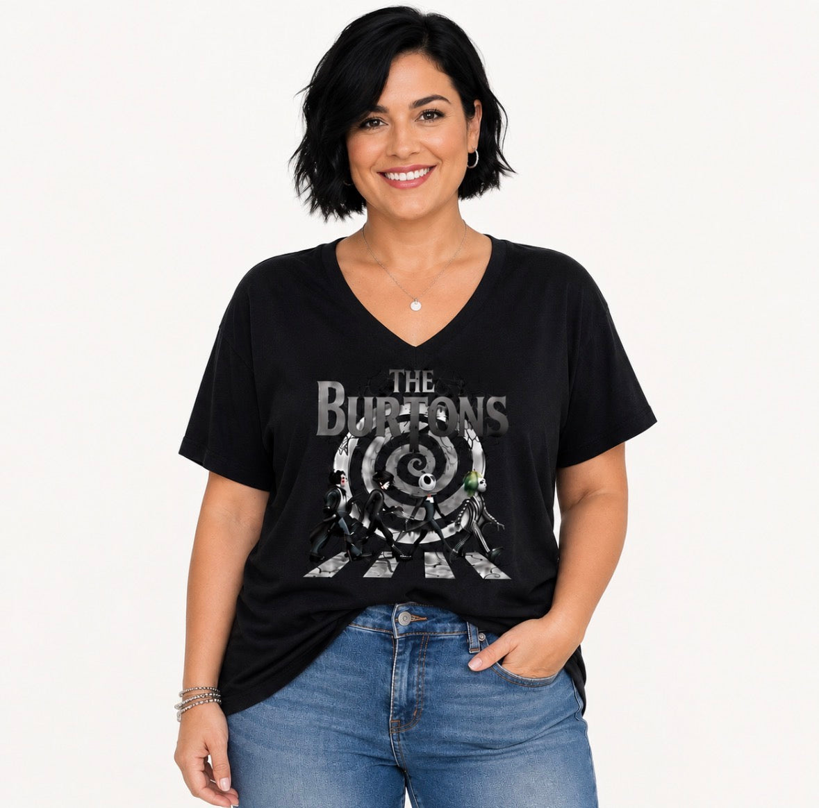 Plus Size Graphic T-shirt “The Burtons”