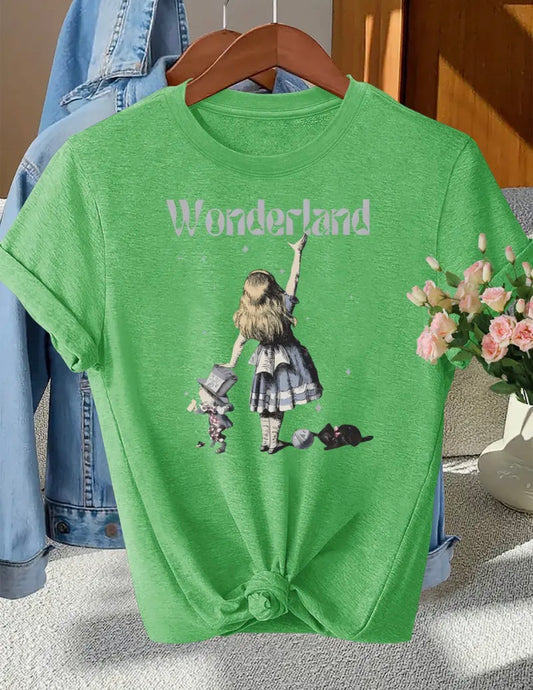 Short Sleeve Graphic T-shirt “Wonderland”