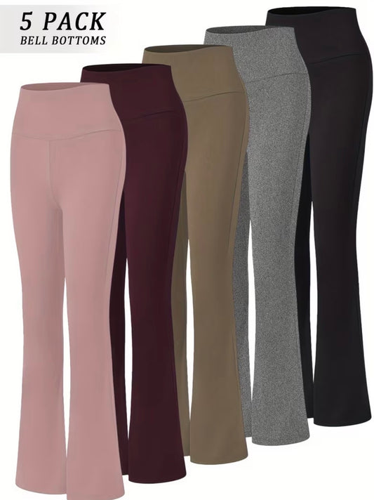 5-pack Bell Bottom Leggings (Multi)