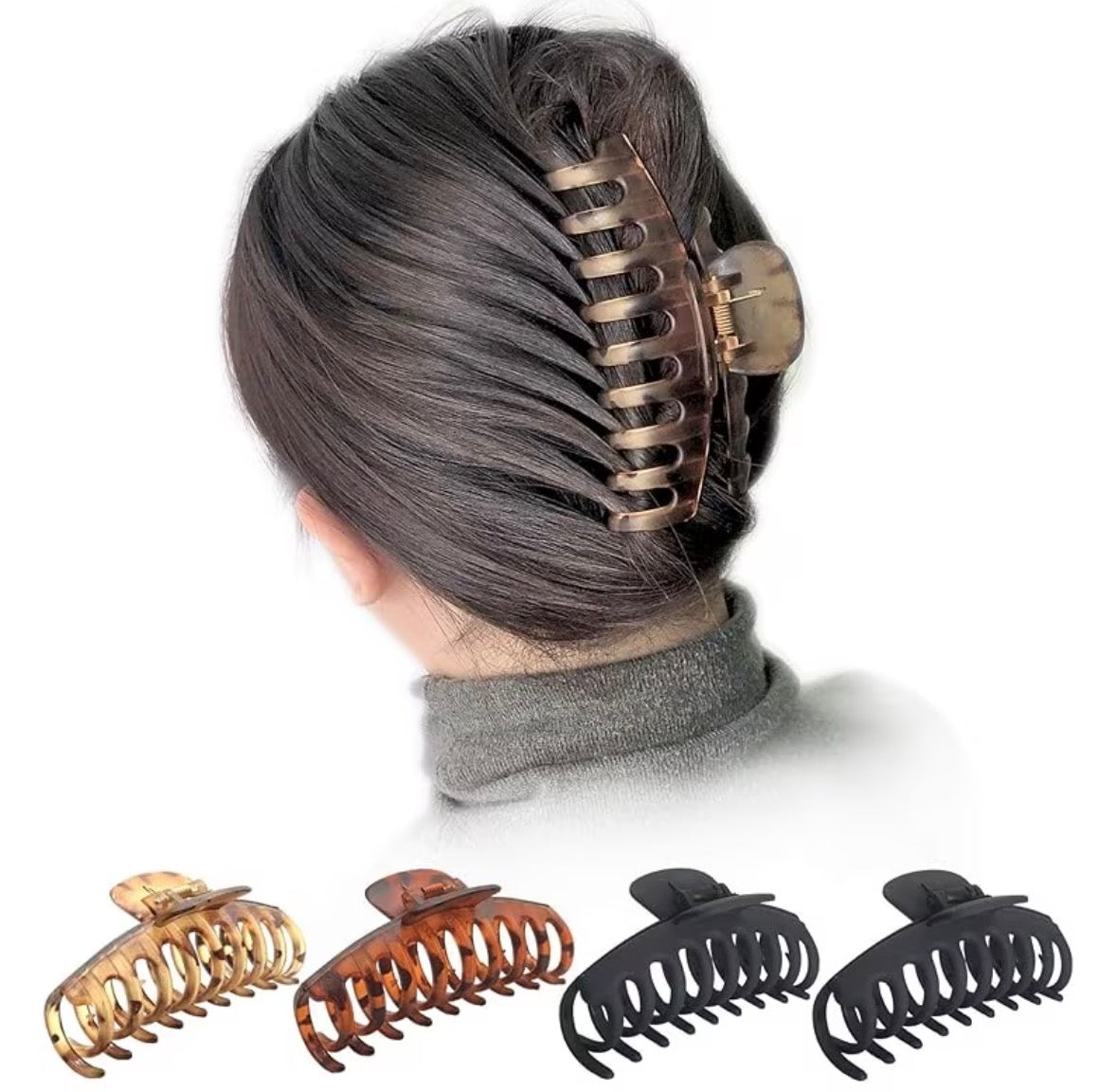 4-pack Large Hair Clips