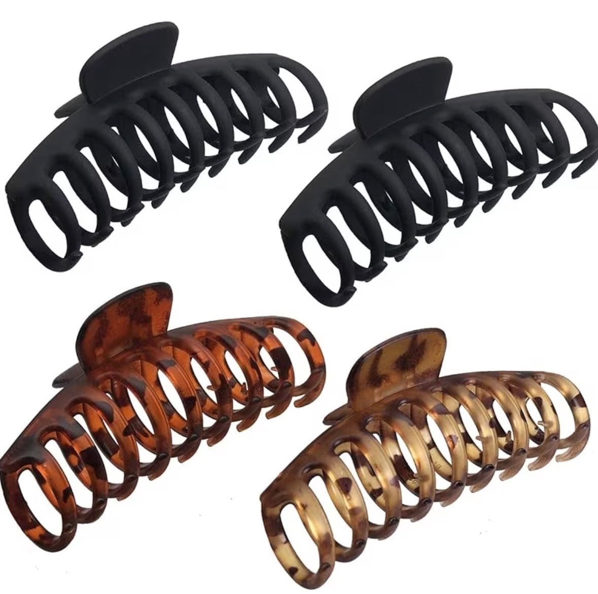 4-pack Large Hair Clips