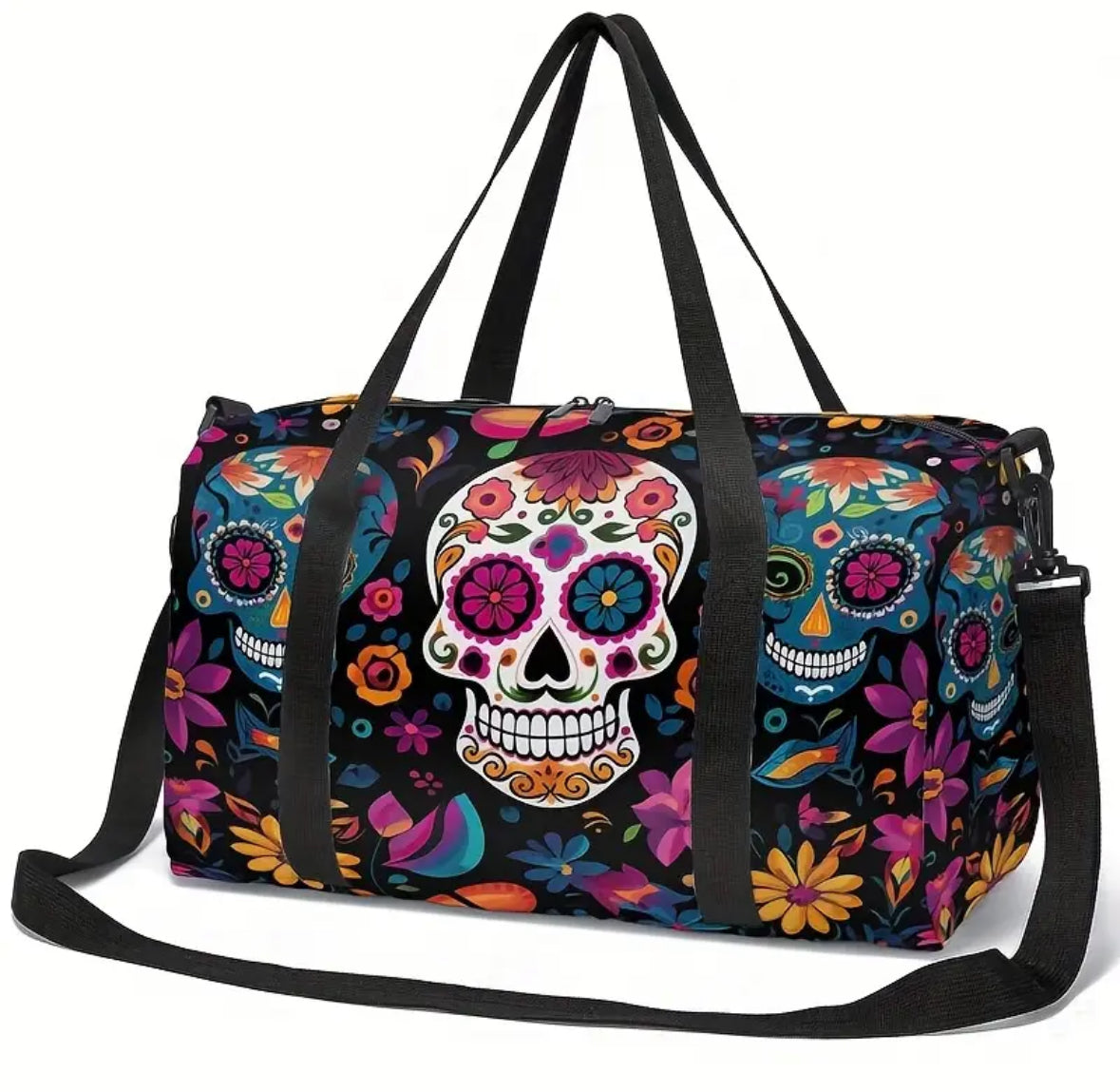 Sugar Skull Duffel Bag