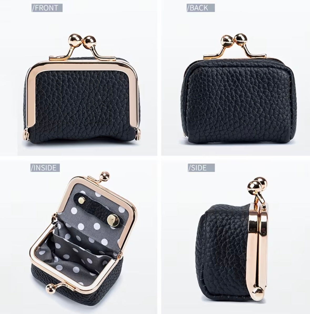 Mini Coin Purse with Clasp and Mini Storage Box