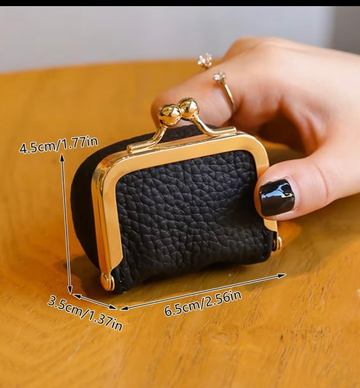 Mini Coin Purse with Clasp and Mini Storage Box