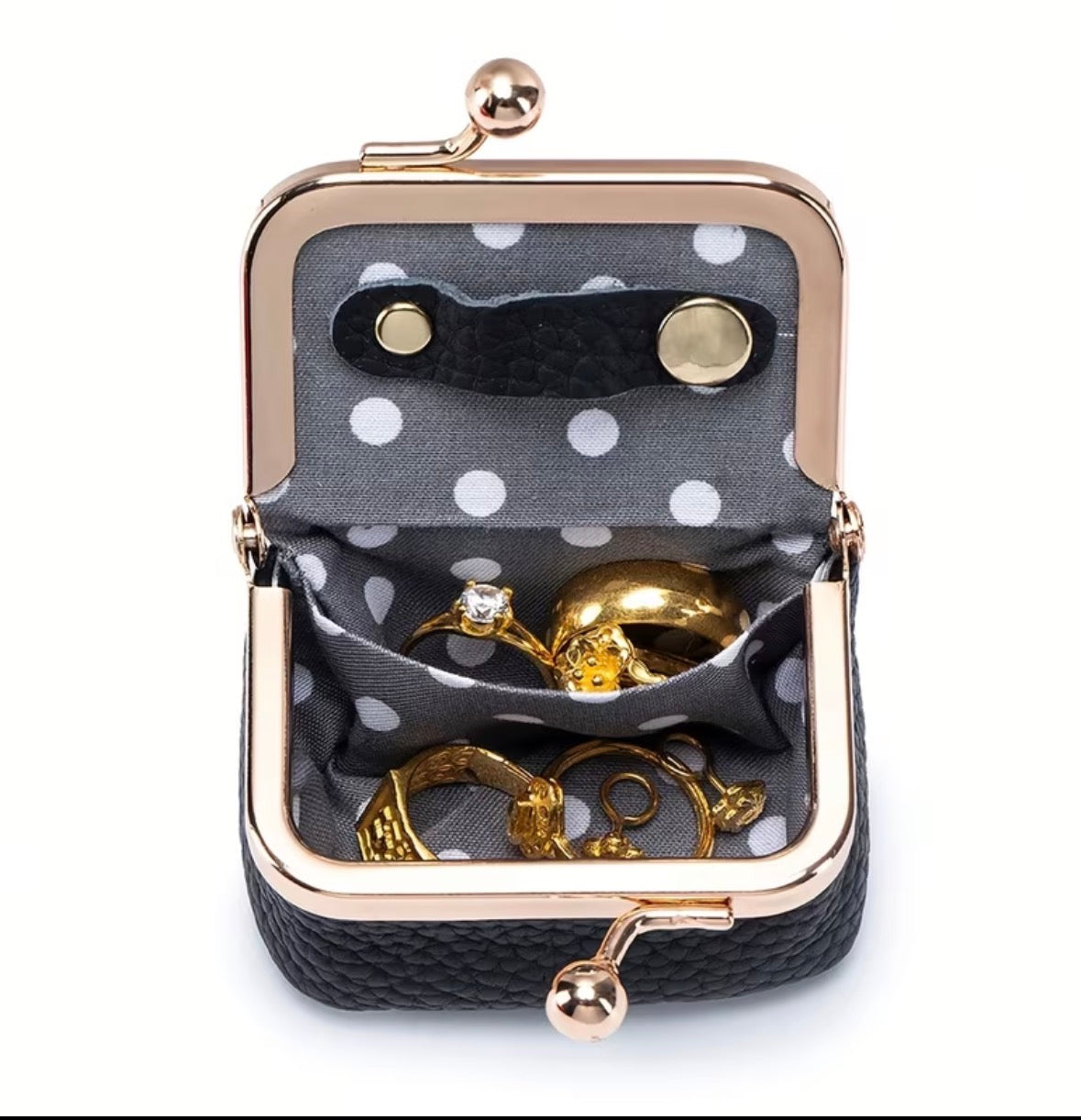 Mini Coin Purse with Clasp and Mini Storage Box