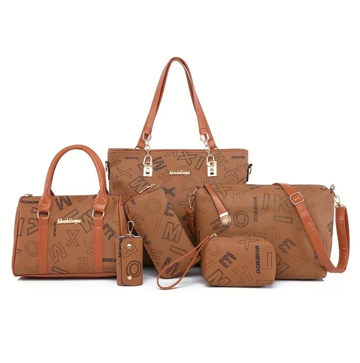 7-piece Handbag and Accessories Set