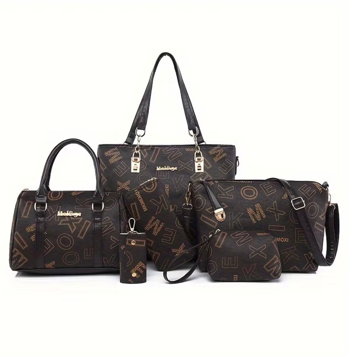 7-piece Handbag and Accessories Set