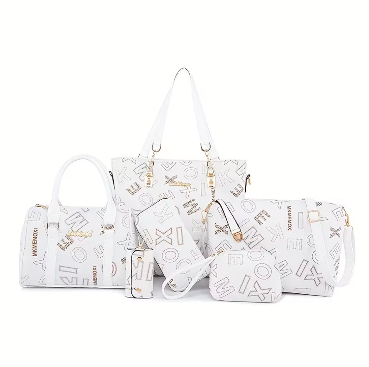 7-piece Handbag and Accessories Set