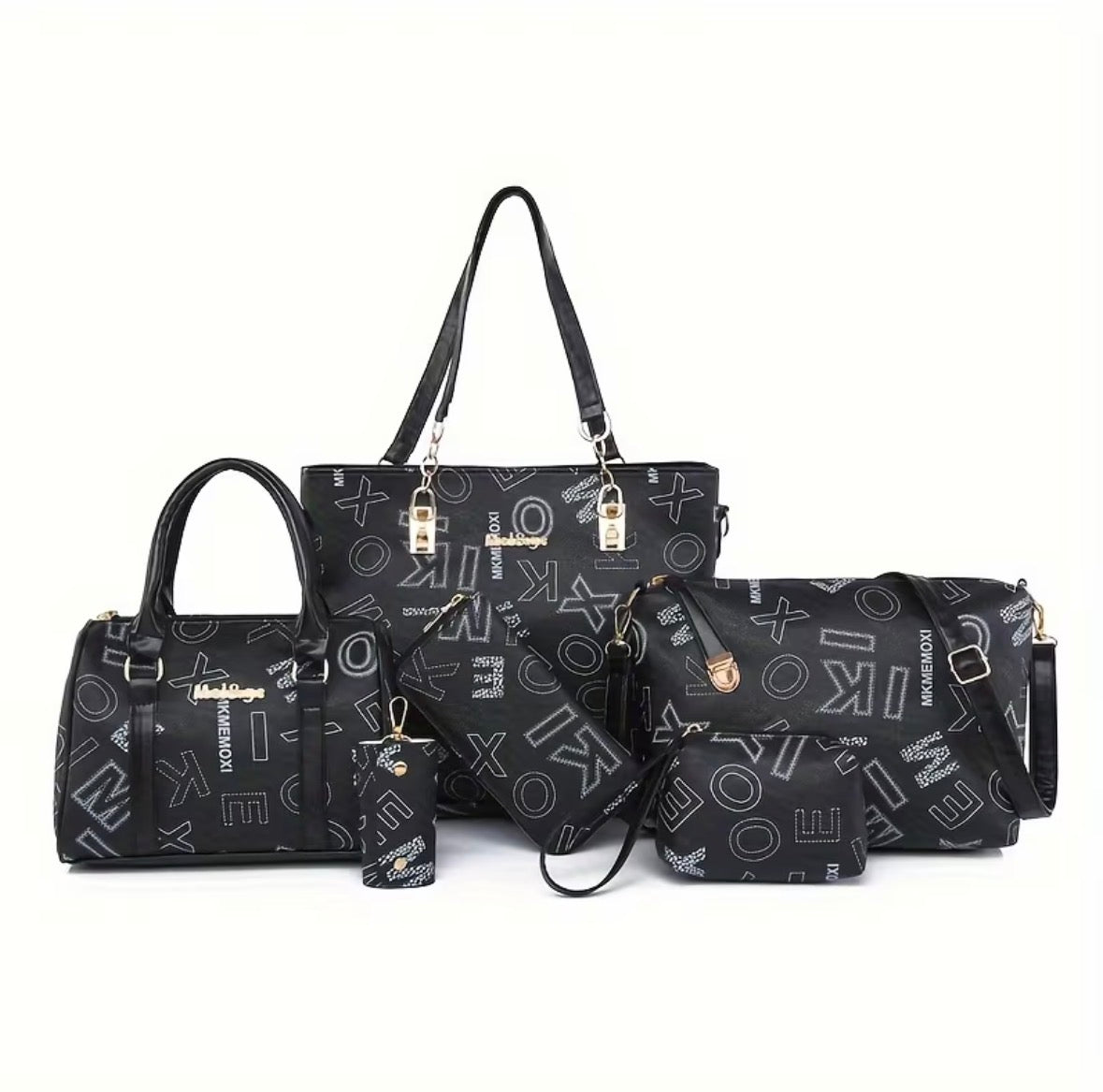 7-piece Handbag and Accessories Set