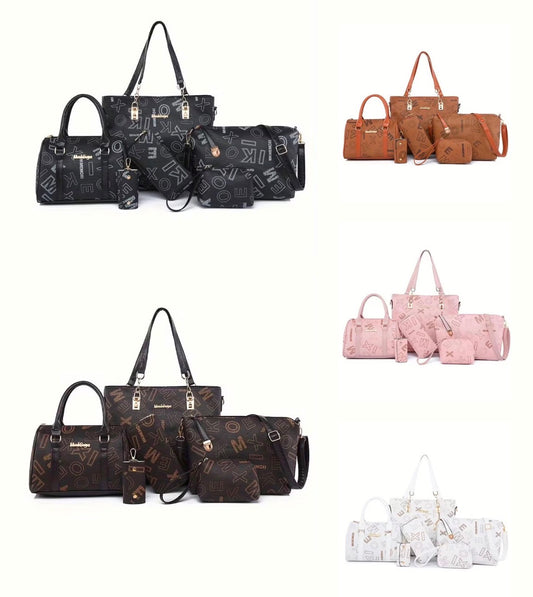 7-piece Handbag and Accessories Set