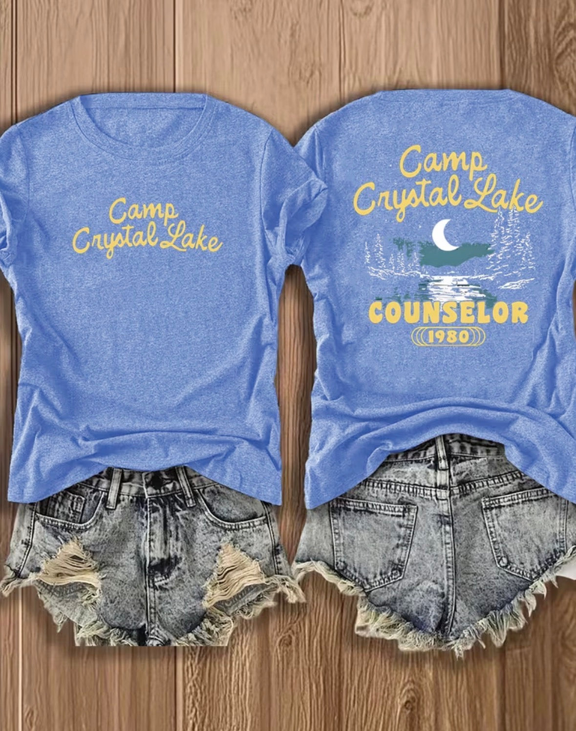 Short Sleeve Graphic T-shirt “Camp Crystal Lake Counselor”