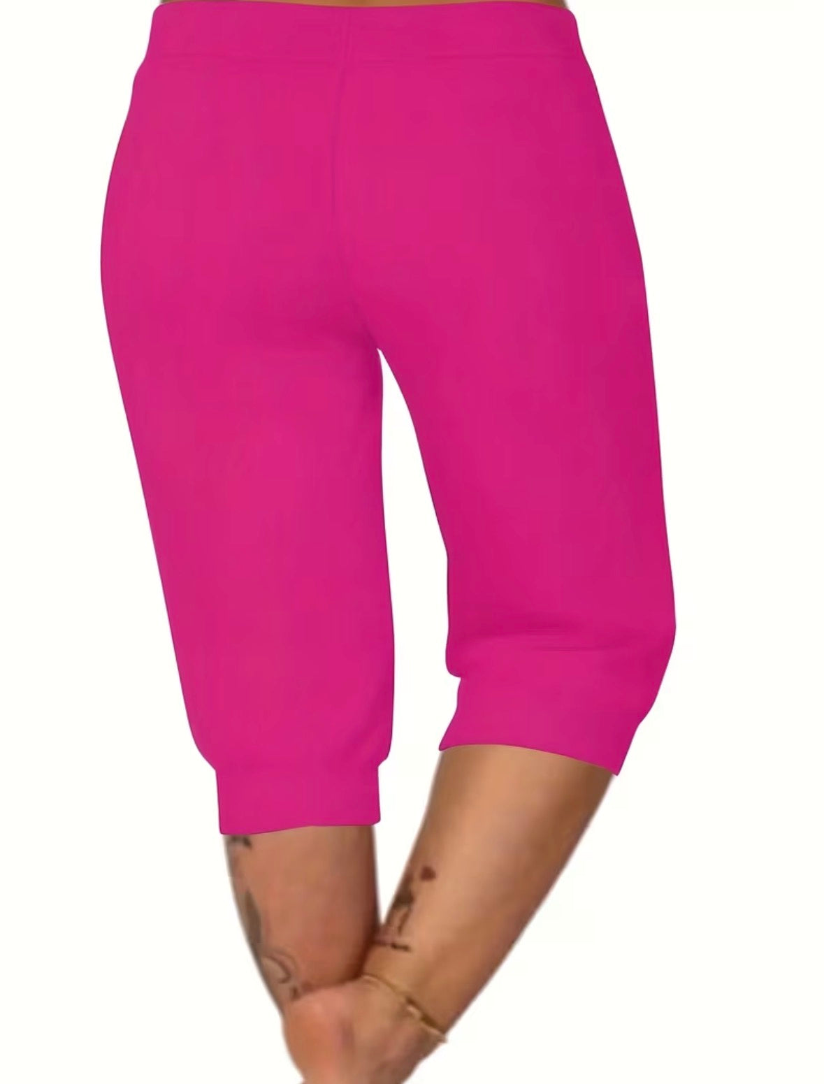Plus Size Capri Pants with Skull