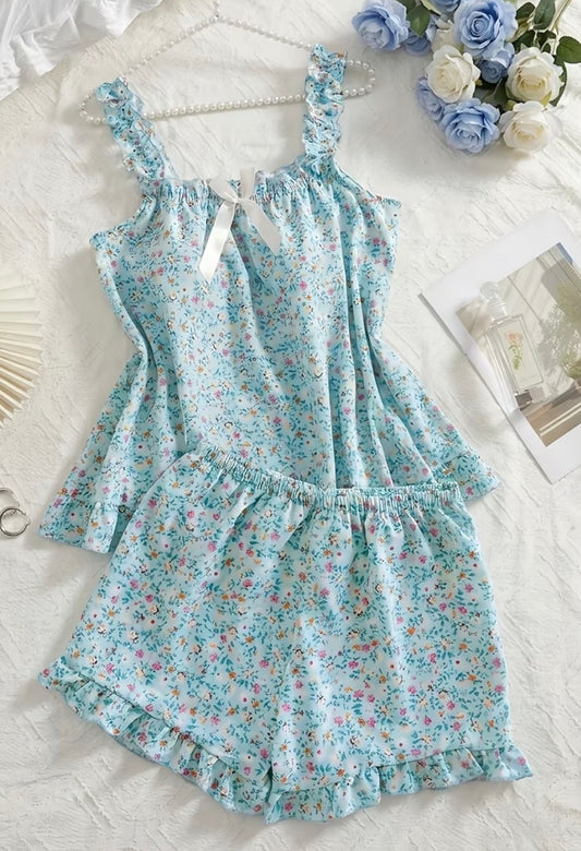 2-piece Cami and Short Loungewear Set