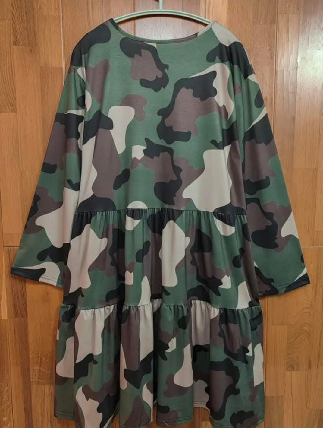 Long Sleeve Camo Dress plus!
